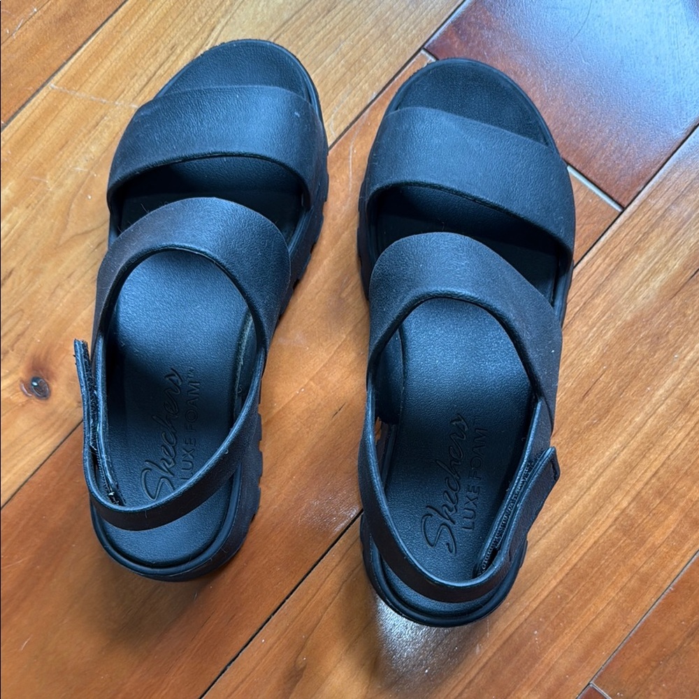 Skechers Black Sandals